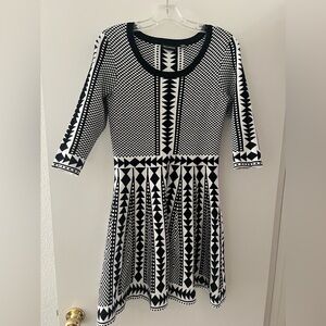 Nina Leonard knit dress size large a-line